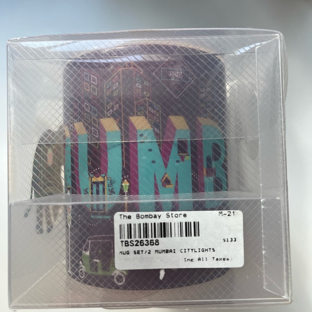 The Bombay Store - Mumbai City Lights Coffee Mugs Set of 2 (300 ml Each) - Picture 7 of 10